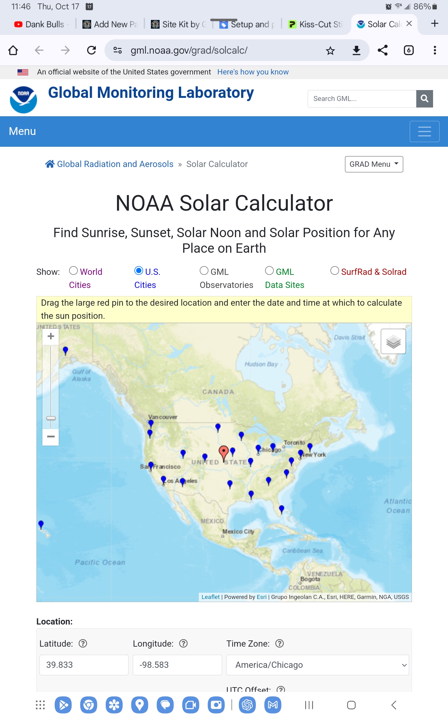 Noaa screenshot